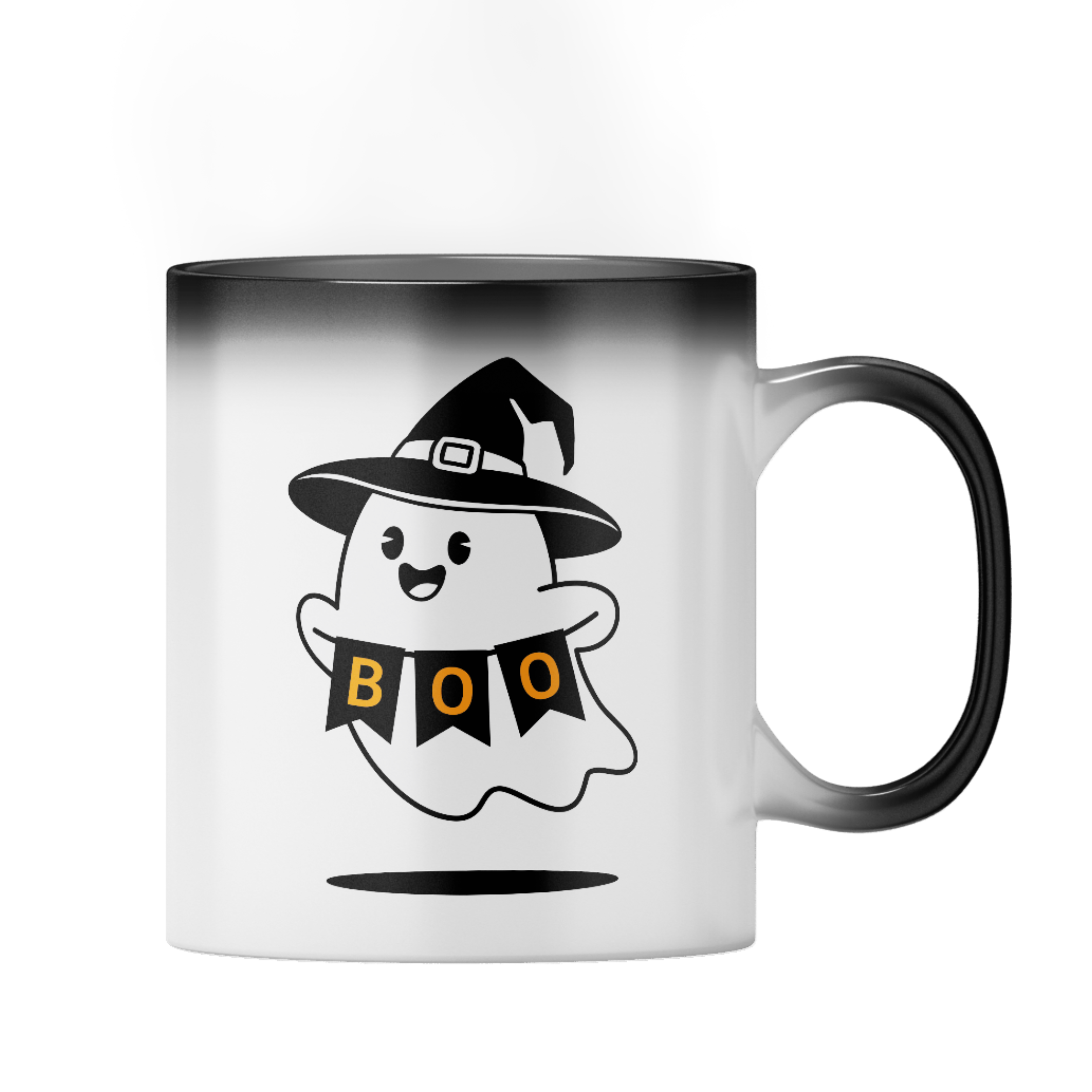 Cartoon Ghost Magic Heat Changing Mug