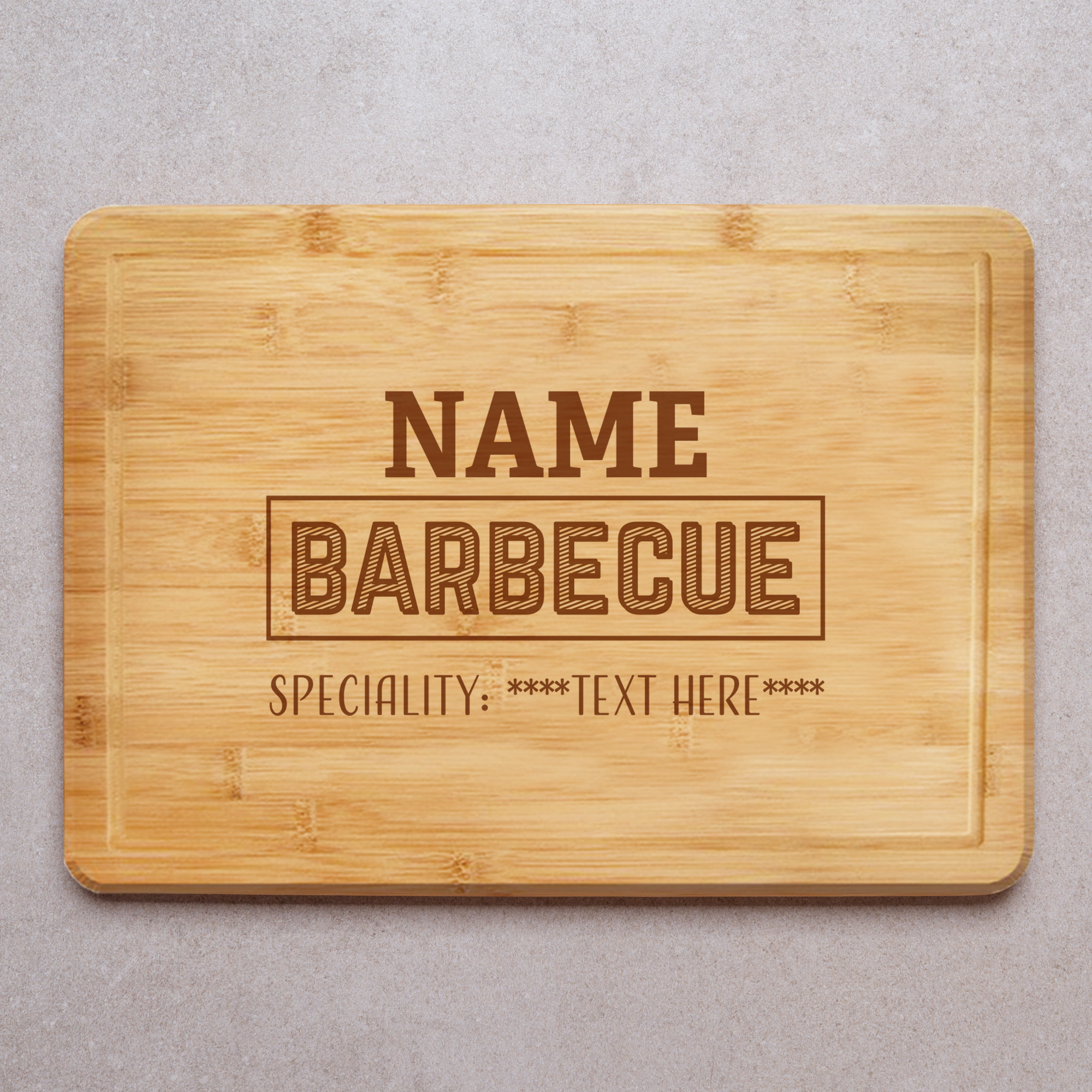 Speciality Barbeque BBQ Engraved Chopping Board