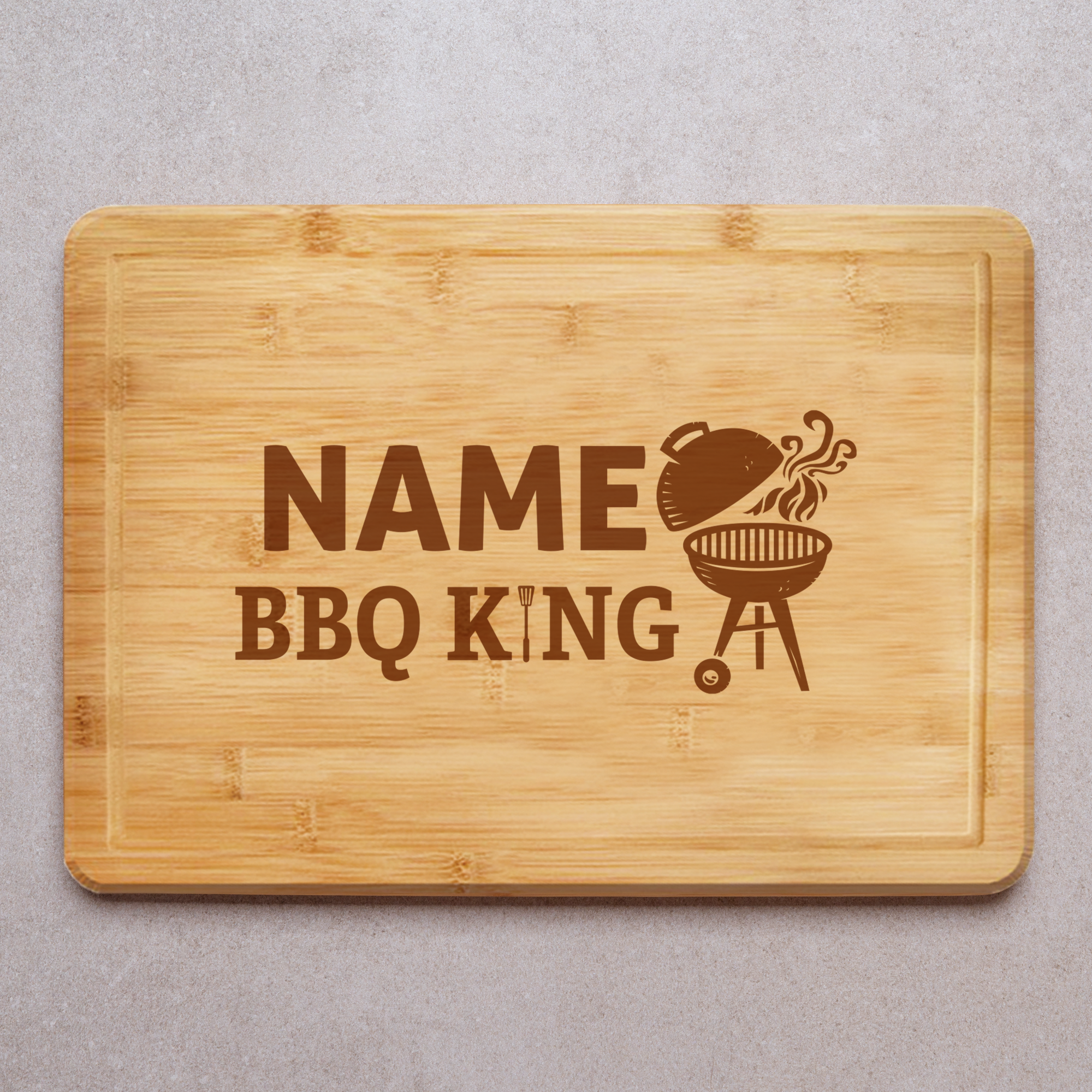 BBQ King Engraved Chopping Board