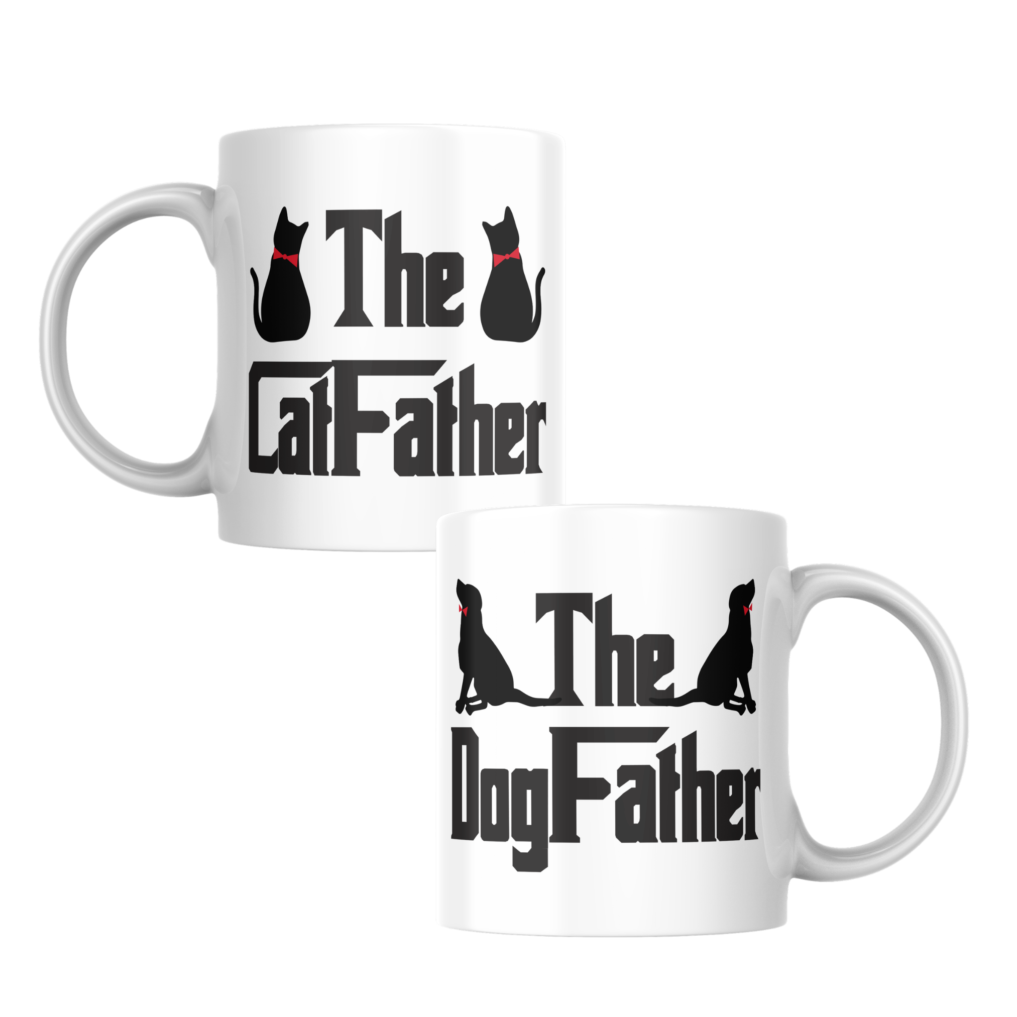 DogFather Coffee Mug CatFather Ceramic Mug
