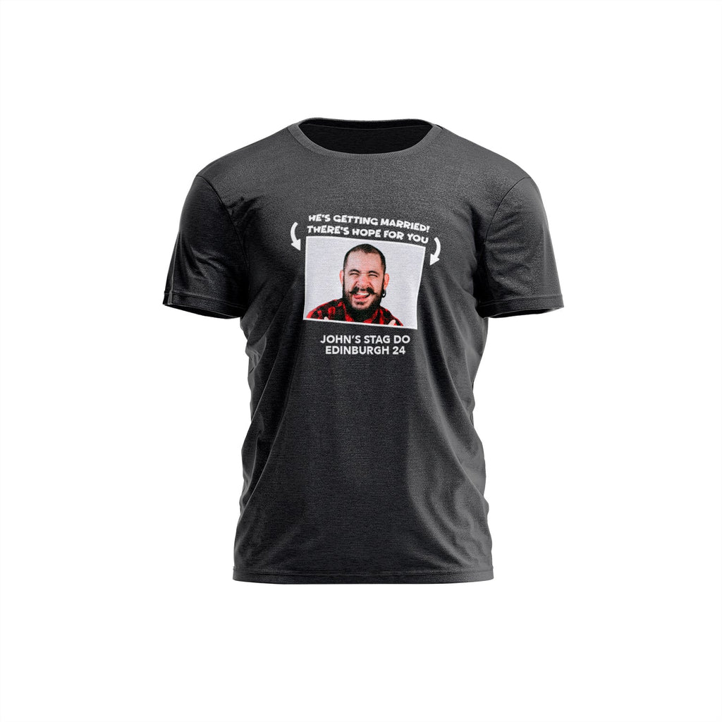 Embarrassing 'You've Got Hope' Photo Stag Do T-Shirt - YouPersonalise