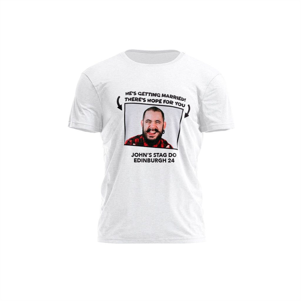 Embarrassing 'You've Got Hope' Photo Stag Do T-Shirt - YouPersonalise
