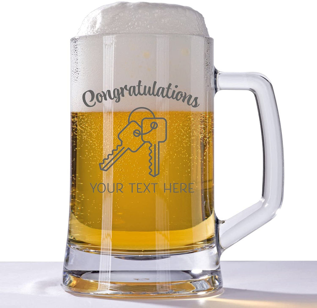 House Warming Engraved Tankard Glass Design 1 - YouPersonalise