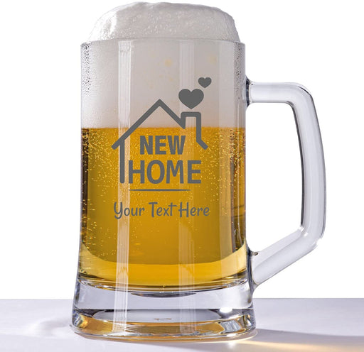 House Warming Engraved Tankard Glass Design 5 - YouPersonalise