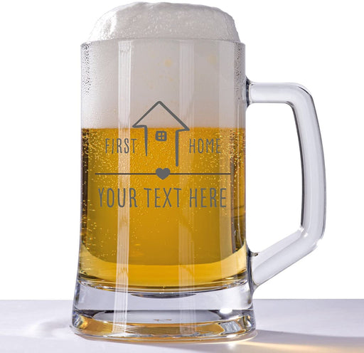 House Warming Engraved Tankard Glass Design 7 - YouPersonalise