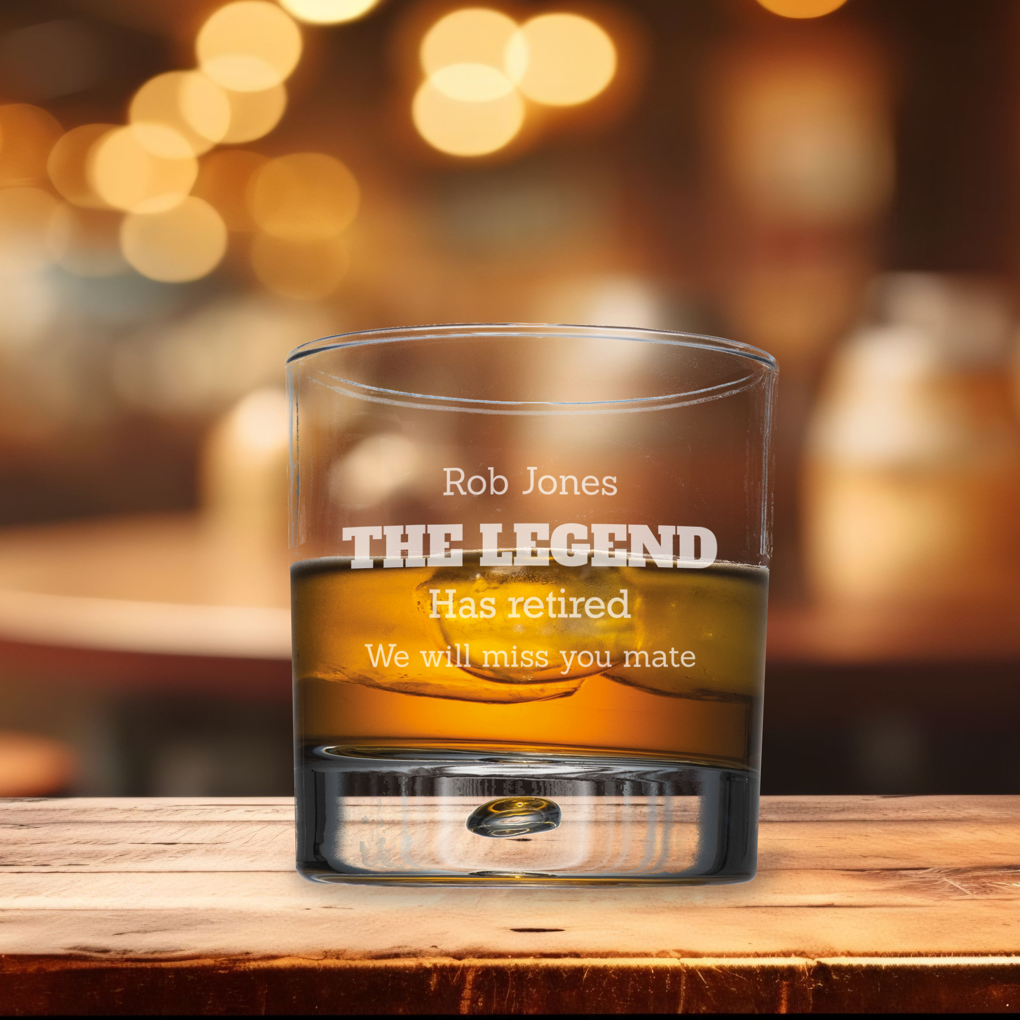 Legend Has Retired Glass