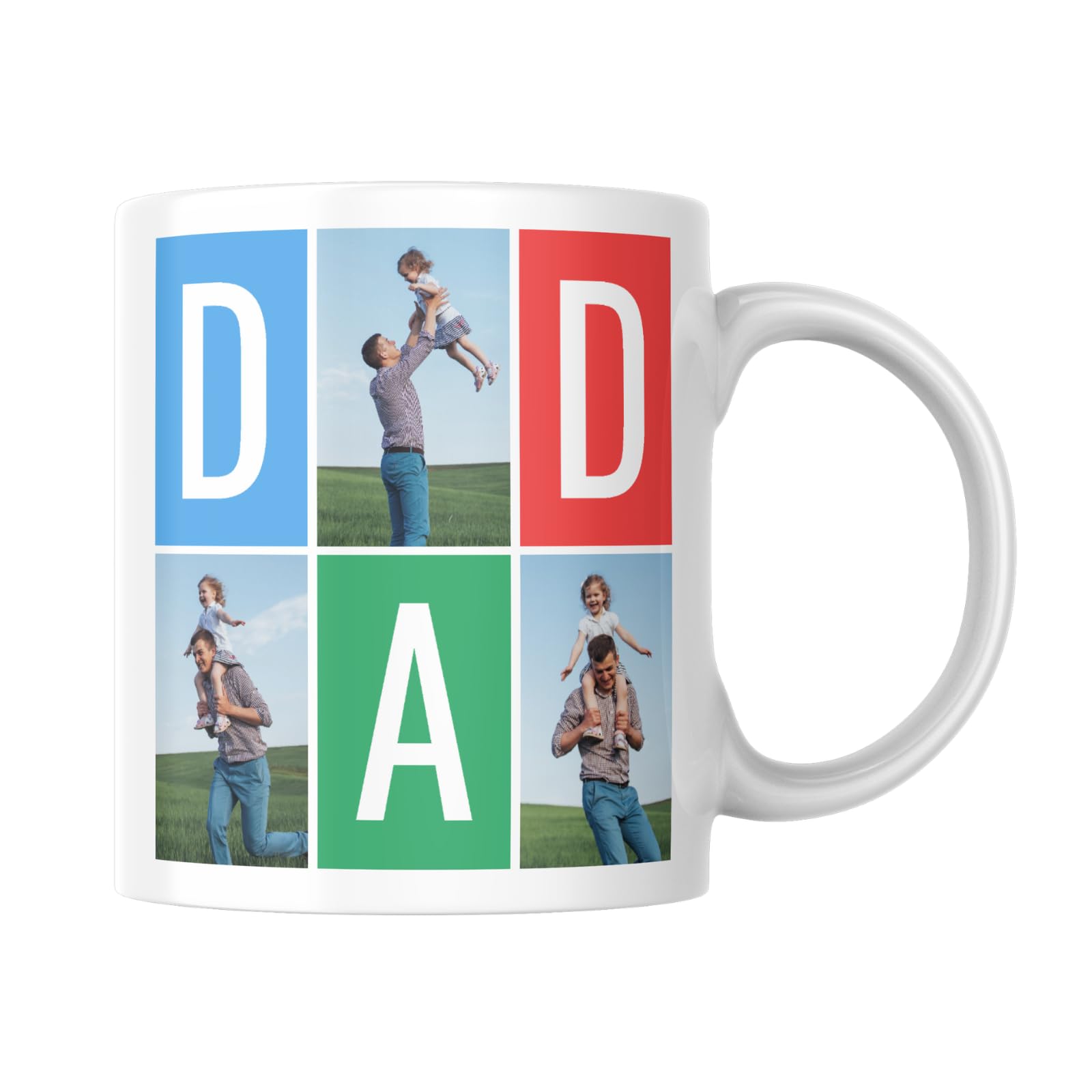 Dad 3 Photos Memories Mug