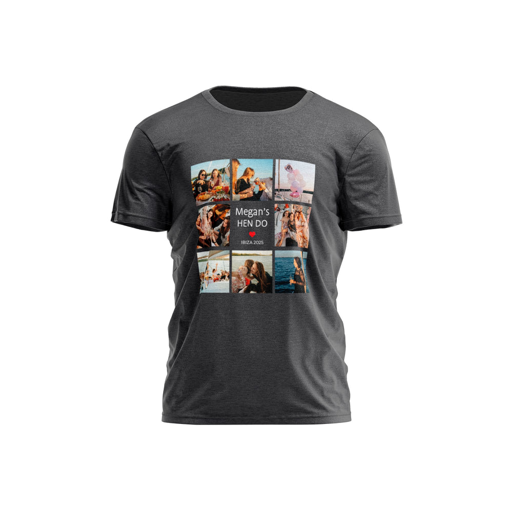 Photo Collage Hen Do T-Shirt - YouPersonalise