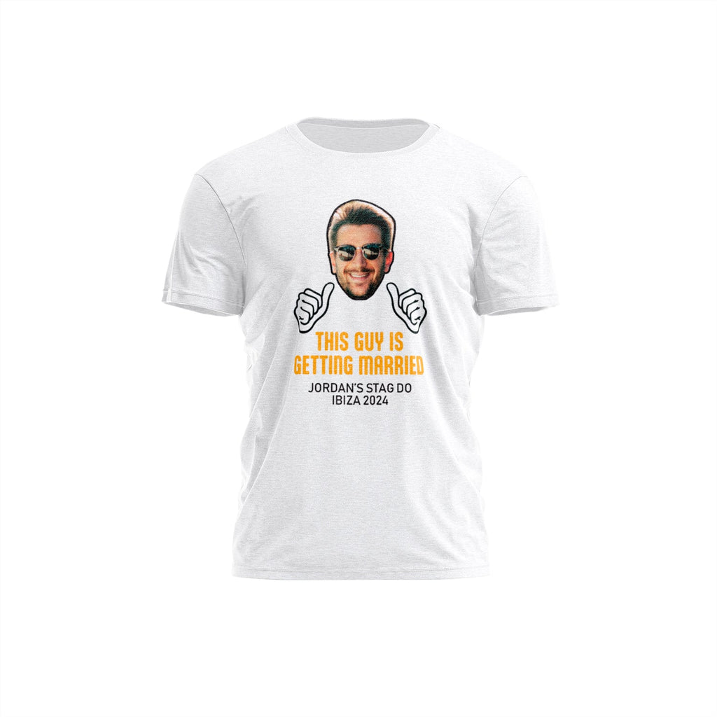 This Guy Is Getting Married Photo Stag Do T-Shirt - YouPersonalise