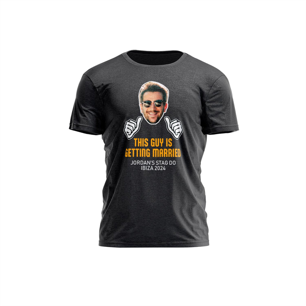 This Guy Is Getting Married Photo Stag Do T-Shirt - YouPersonalise