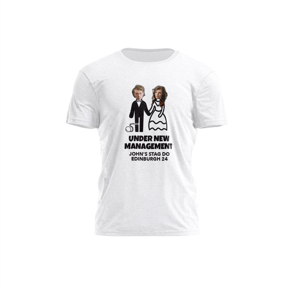 Under New Management Photo Stag Do T-Shirt - YouPersonalise