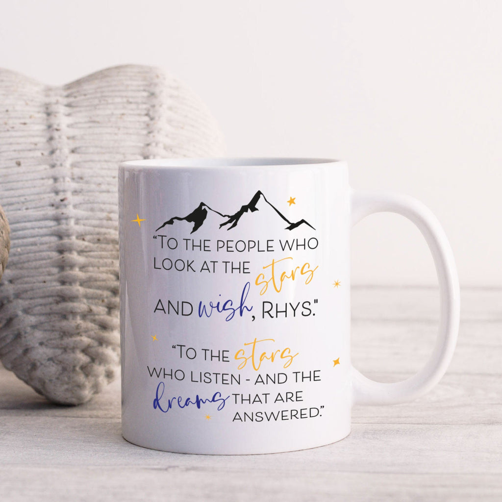 A Court of Thorns and Roses Quote 11oz White Ceramic Mug Book Merch Mug Book Lover ACOTAR Mug - YouPersonalise