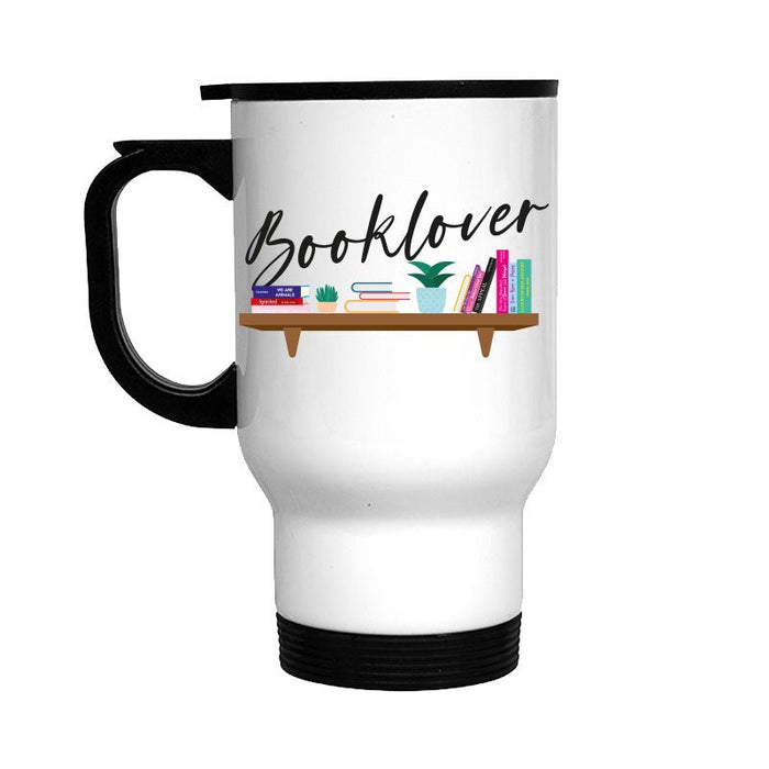 Book Lover Themed Travel Mug - YouPersonalise