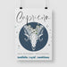 Capricorn Zodiac Print in A3 or A4, With or Without Black Frame - YouPersonalise