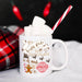 Christmas Themed White Ceramic 11oz Mug Christmas Gift Movie Watching Santa Festive Christmas Mug - YouPersonalise