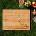 Heart and Initials Design Personalised Engraved Chopping Board - YouPersonalise