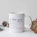 I Love You To The Moon and Back White Mug - YouPersonalise