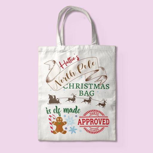 Personalised Christmas Tote Bag - YouPersonalise