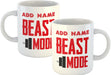 Personalised Mug Beast Mode - Add Your Special One's Name (11oz) - Custom Gift for Birthdays, Christmas, Special Occasions - YouPersonalise