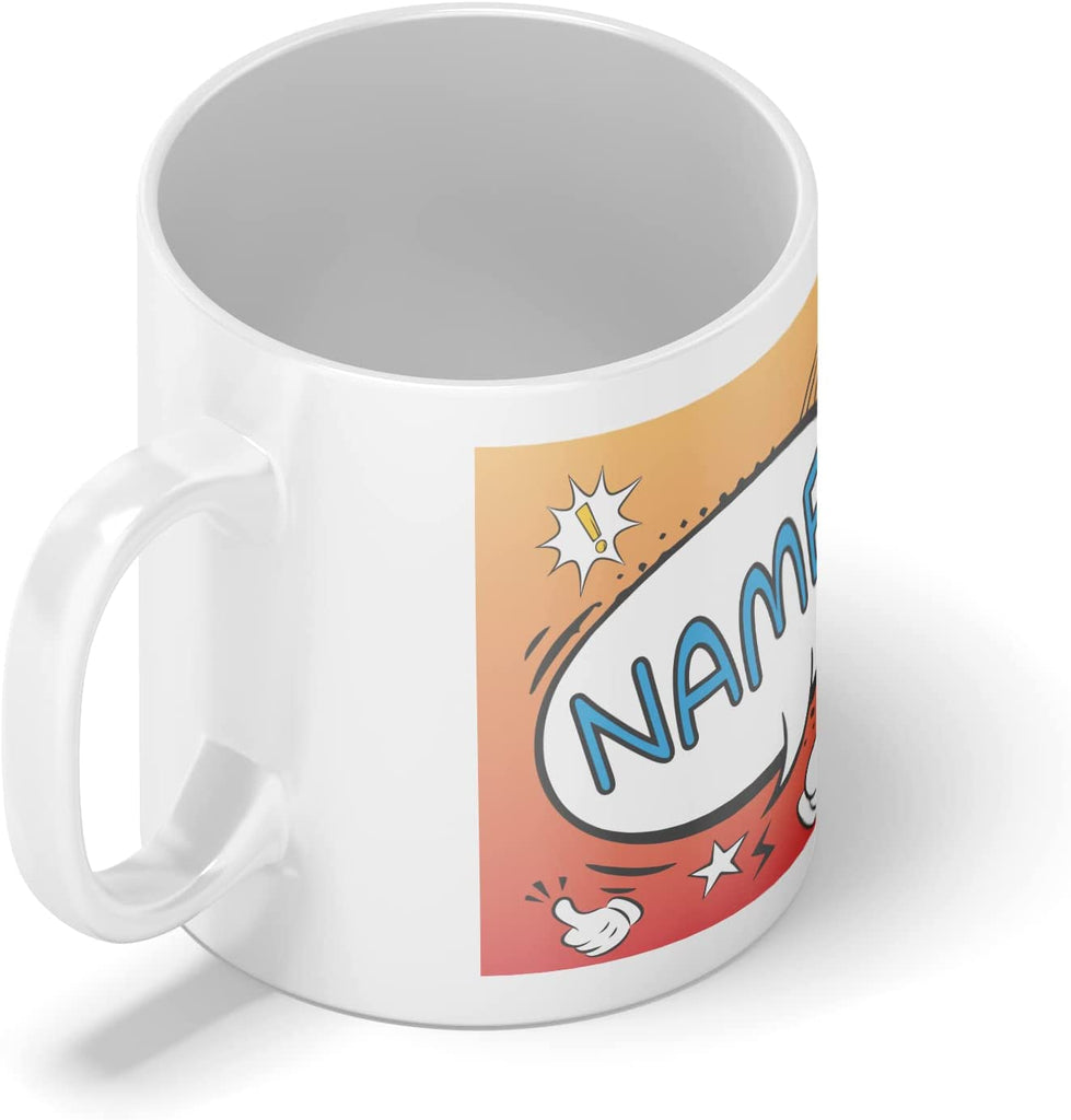 Personalised Mug Comic Style - Add Your Special One's Name (11oz) - Custom Gift for Birthdays, Christmas, Special Occasions, Secret Santa - YouPersonalise