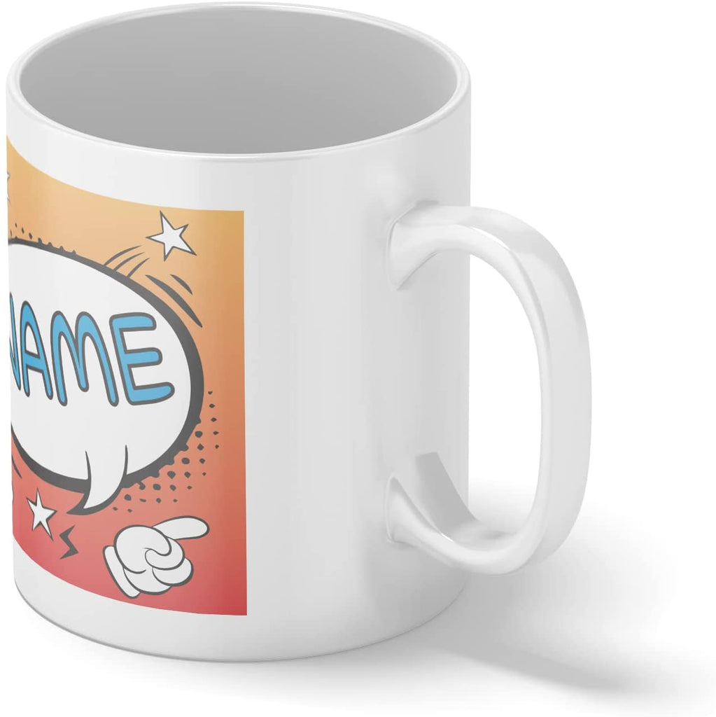 Personalised Mug Comic Style - Add Your Special One's Name (11oz) - Custom Gift for Birthdays, Christmas, Special Occasions, Secret Santa - YouPersonalise