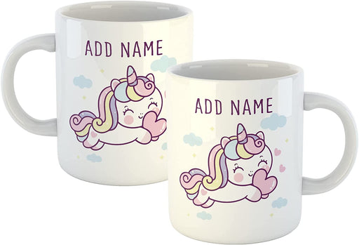 Personalised Mug Cute Unicorn - Add Your Special One's Name (11oz) - Custom Gift for Birthdays, Christmas, Special Occasions, Secret Santa - YouPersonalise