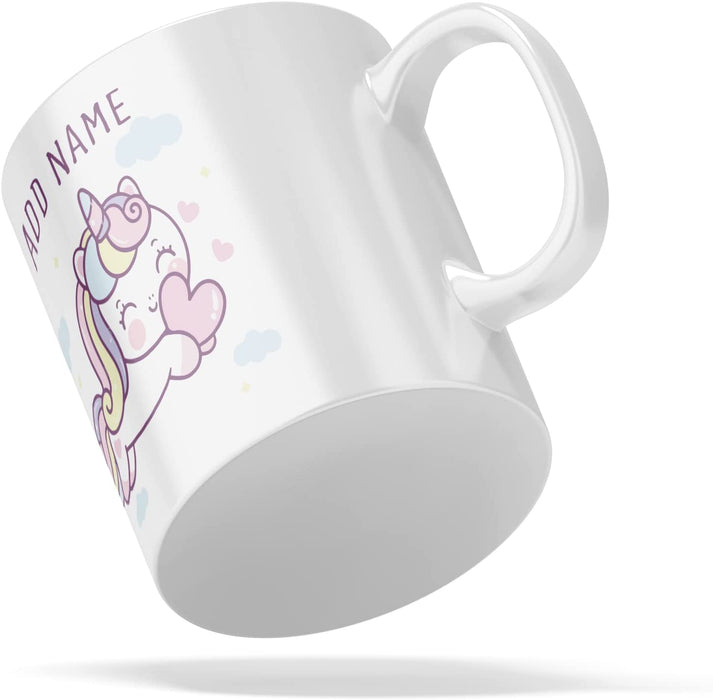 Personalised Mug Cute Unicorn - Add Your Special One's Name (11oz) - Custom Gift for Birthdays, Christmas, Special Occasions, Secret Santa - YouPersonalise