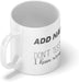 Personalised Mug Don't Test Me, I Have Screenshots - Add Your Special One's Name (11oz) - Custom Gift for Birthdays, Christmas, Special Occasions - YouPersonalise