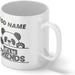Personalised Mug Let's Be Friends - Add Your Special One's Name (11oz) - Custom Gift for Birthdays, Christmas, Special Occasions - YouPersonalise