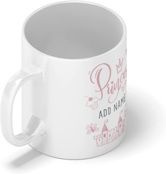 Personalised Mug Princess - Add Your Special One's Name (11oz) - Custom Gift for Birthdays, Christmas, Special Occasions, Secret Santa - YouPersonalise