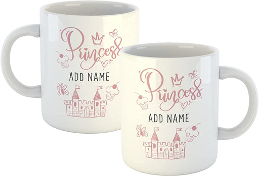 Personalised Mug Princess - Add Your Special One's Name (11oz) - Custom Gift for Birthdays, Christmas, Special Occasions, Secret Santa - YouPersonalise