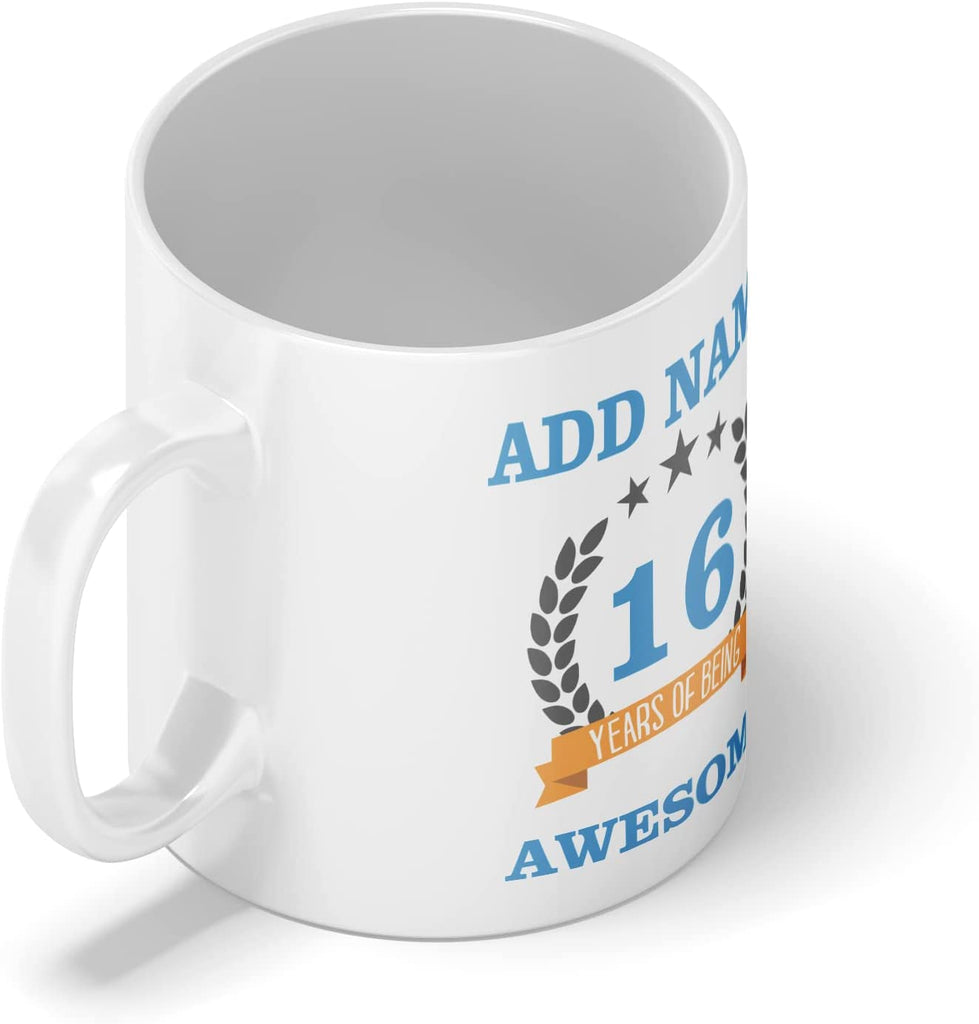 Personalised Mug Years of Being Awesome - Add Your Special One's Name (11oz) - Custom Gift for Birthdays, Christmas, Special Occasions, Secret Santa - YouPersonalise