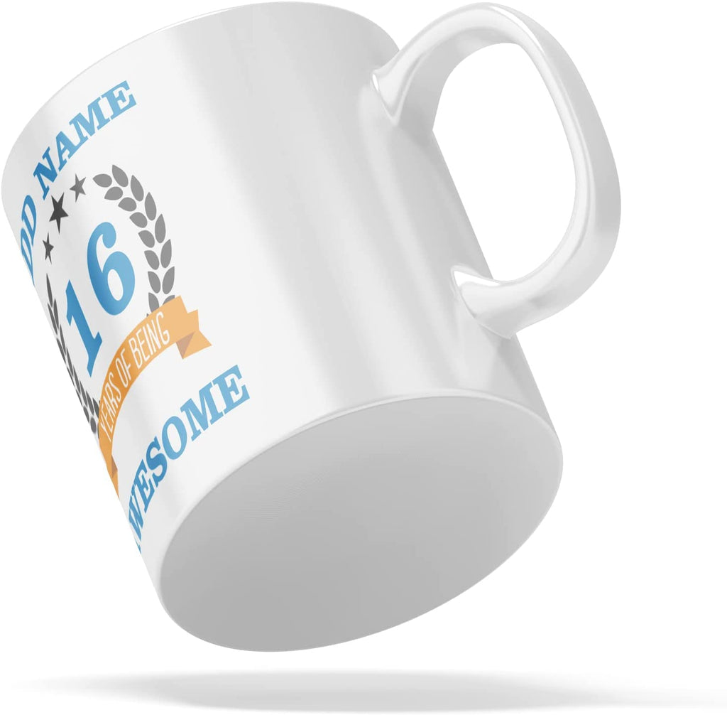 Personalised Mug Years of Being Awesome - Add Your Special One's Name (11oz) - Custom Gift for Birthdays, Christmas, Special Occasions, Secret Santa - YouPersonalise