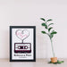 Personalised Our Song Print, A3 or A4, with or without frame - YouPersonalise