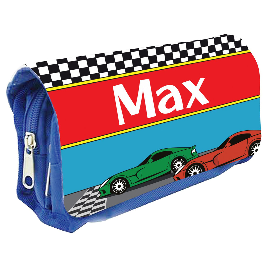 Personalised Pencil Cases in Blue or Pink in 20 Designs - YouPersonalise
