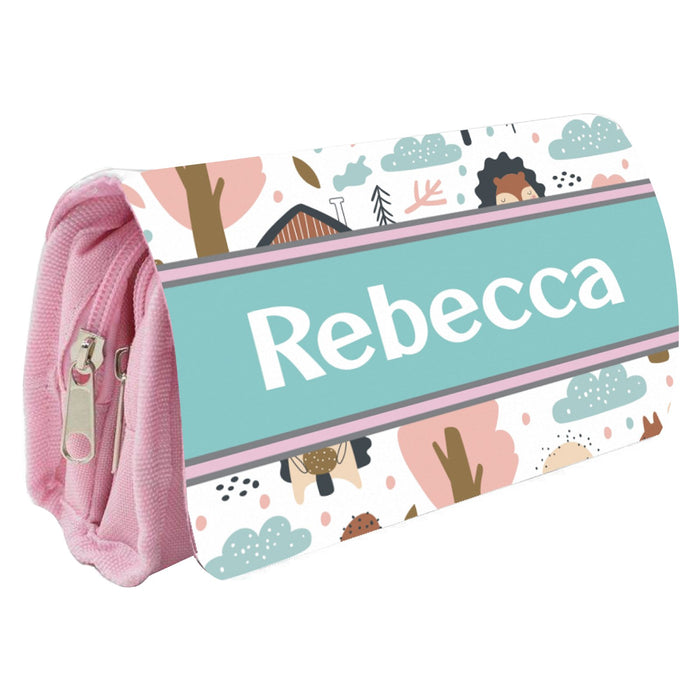 Personalised Pencil Cases in Blue or Pink in 20 Designs - YouPersonalise