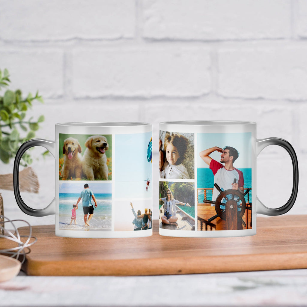 Personalised Photo Collage Heat Change Magic Mug from 1-10 Photos - YouPersonalise