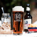 Personalised Pint Glass - 60th Diamond Banner - YouPersonalise