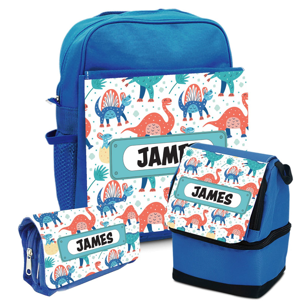 PERSONALISED SCHOOL BUNDLE KIT - Pencil Case, School Bag and Lunch Box Bag - YouPersonalise