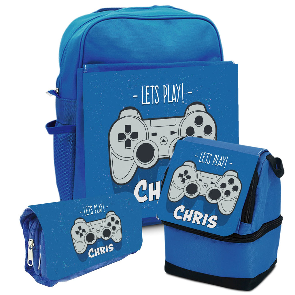 PERSONALISED SCHOOL BUNDLE KIT - Pencil Case, School Bag and Lunch Box Bag - YouPersonalise