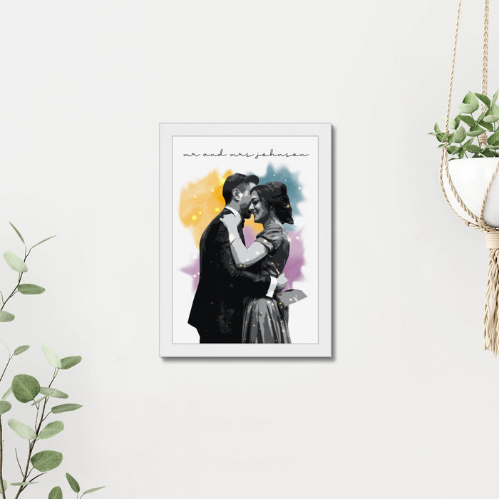 Personalised Water Colour Print - YouPersonalise