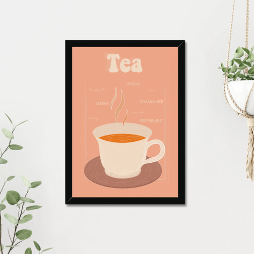 Tea and Coffee Print A3 or A4 with Frame - YouPersonalise