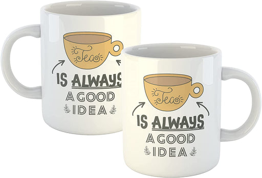Tea is Always A Good Idea Mug 11oz Gift Present Birthday Work Friends Funny Novelty - YouPersonalise