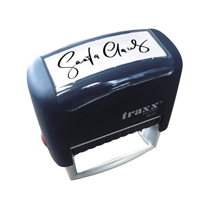 Traxx 9011 Christmas Santa Signature Self Inking Stamp - YouPersonalise