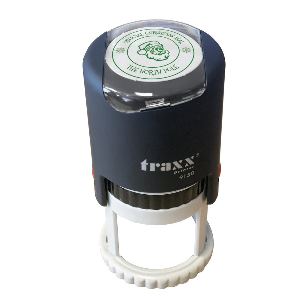 Traxx 9130 Santa's Official Christmas Seal from The North Pole Self Inking Rubber Stamp - YouPersonalise