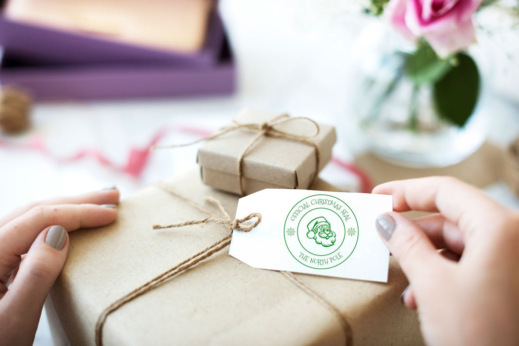 Traxx 9130 Santa's Official Christmas Seal from The North Pole Self Inking Rubber Stamp - YouPersonalise