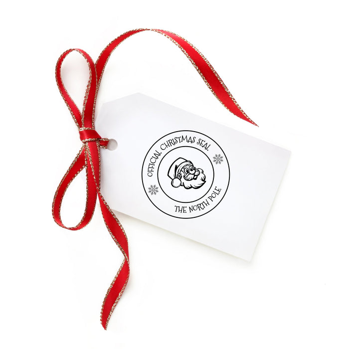 Traxx 9130 Santa's Official Christmas Seal from The North Pole Self Inking Rubber Stamp - YouPersonalise